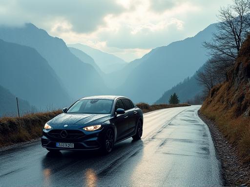 Alpen Wetter Fahrzeugschutz